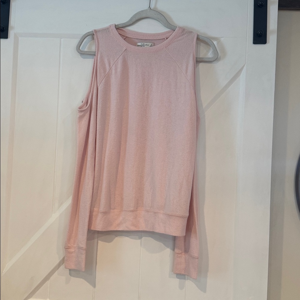 Abercrombie Off Shoulder Sweater Pink